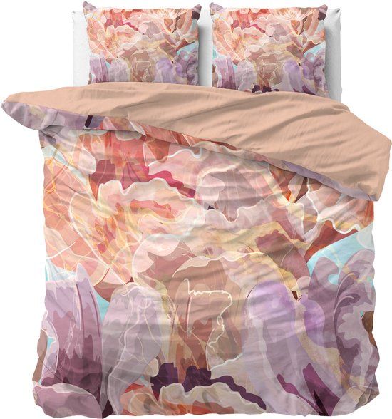 Sleeptime Alda Dekbedovertrekset - Tweepersoons - 200x220 cm - Roze