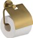 Plieger Vigo Closetrolhouder - Toiletrolhouder Met Klep – 10 jaar garantie – Geborsteld Goud