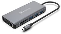Atlantis Land A04-TC_DK46 laptop dock & poortreplicator Bedraad USB 3.2 Gen 1 (3.1 Gen 1) Type-C Grijs