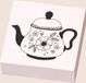 Colop May & Berry Theepot Zwart/Wit