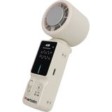 Verbatim Cool 'n' Go Ice Touch Pro - Ventilator - verplaatsbaar - USB-C - wit/zilver