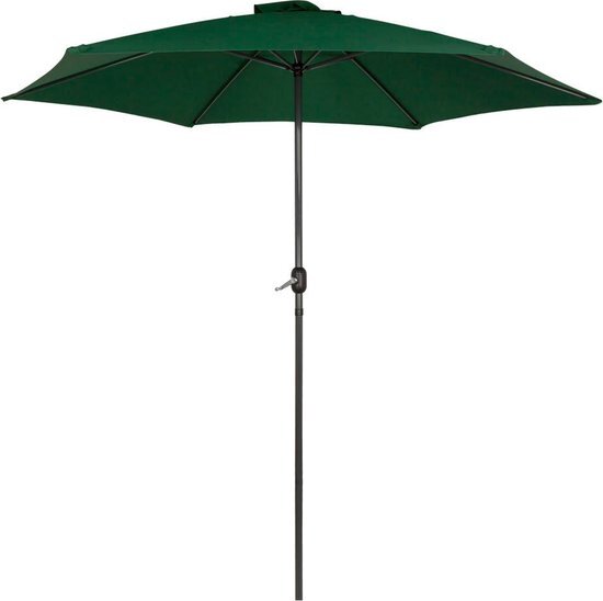 AKTIVE Hexagonal Parasol 300 Cm Aluminium Stokk 48 Mm Hoogte 245 Cm - Green