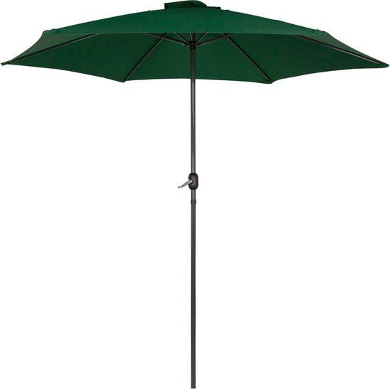 Aktive Parasol - 300 x 245 x 300 cm - Groen - Stokparasol