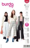 Patron Burda Naaipatronen Dames - Maat 48/Maat 44/Maat 42/Maat 40/Maat 38/Maat 36/Maat 34