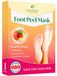 Icecat Masque exfoliant pour les pieds - Masque pour les pieds secs, à effet exfoliant