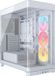 Corsair iCUE 4500X RGB Mid-Tower PC Case, Tempered Glass, Dual 360mm Radiator Support, White