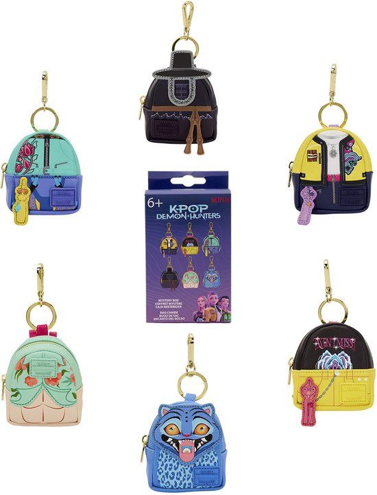 Funko Loungefly K-Pop Demon Hunters Mystery Mini Backpack Keychain