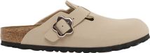 Birkenstock Boston Flower Buckle Beige Kids Slipper - Maat 36