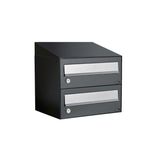 Allux Hive Set 1-Breed, 2-Hoog Met Dak Zwart