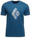 Black Diamond Engineered Diamond T-shirt Met Korte Mouwen Blauw M Man