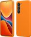 kwmobile telefoonhoesje geschikt voor Samsung Galaxy S23 - Hoesje met siliconen coating - Smartphone case in fruitig oranje