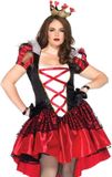 Leg Avenue Royal Red Queen Kostuum Dames XL/XXL