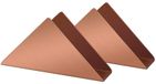 Servet houder Inox Roségoud - Minimalistisch Driehoekig - 2 Stuks