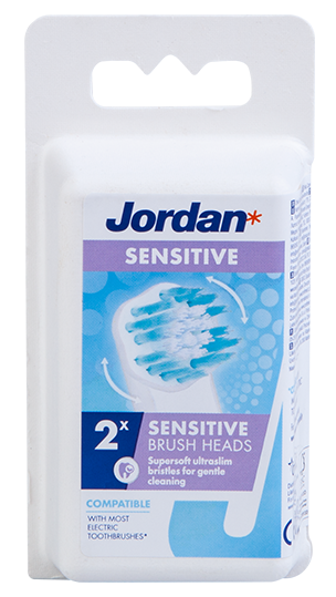 Jordan Sensitive Brush Heads Opzetborstels 2-pack