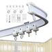 Elzusha - Rail de rideau flexible en plastique et en métal, 400 cm, pour fixation au plafond