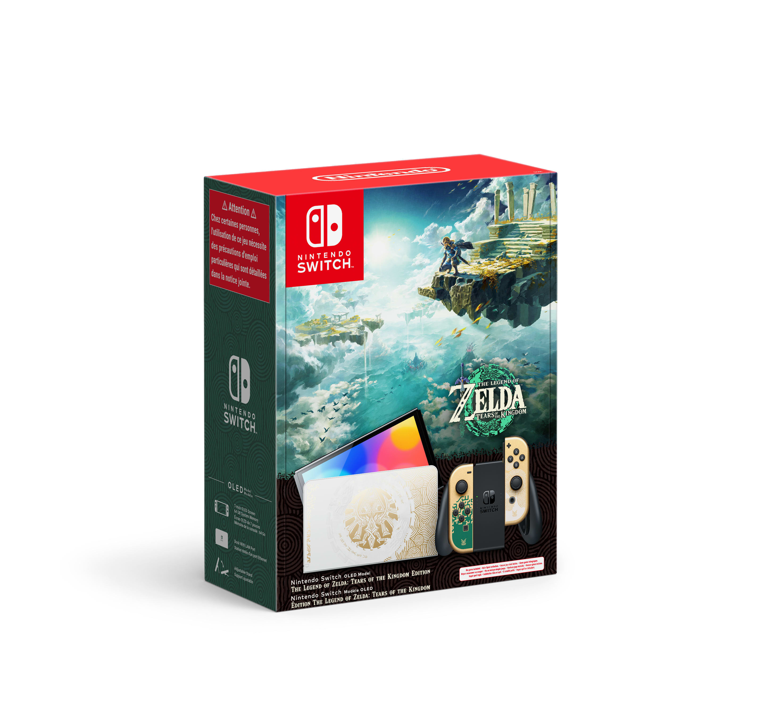 Nintendo Switch OLED - The Legend of Zelda: Tears of the Kingdom Editie 64GB / Meerkleurig / The Legend of Zelda: Tears of the Kingdom