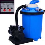 vidaXL Zandfilterpomp met timer 550 W 50 L