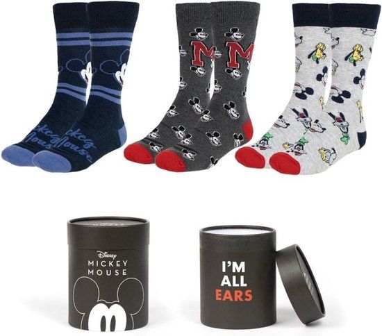 Mickey Mouse Sokken meerkleurig one size