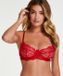 Hunkemöller Dames Lingerie Niet voorgevormde beugel bh Isabelle - Rood - maat B80