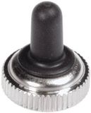 APEM N33161005 U1331 Afdichtkap Vernikkeld, Zwart 1 stuk(s)