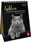 Wochenkalender Groh Verlag Wochenkalender 2027: Goldene Katzenweisheiten für jeden Tag