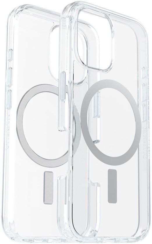OtterBox Symmetry Case for Apple iPhone 16 - Clear - MagSafe Compatible
