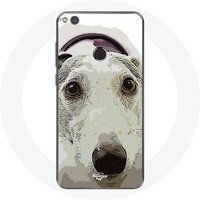 Maniacase Hoesje voor Huawei P8 Lite 2017 Greyhound hondenras