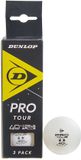 Dunlop - 40+ Pro Tour Tafeltennisballen - 3 Ballen - Wit