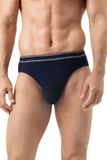 Mey Herren Slip Serie Unlimited Yacht Blue Gestreept Katoen/Polyamide/Elastaan Maat M