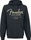 Fender Sweat à capuche - Instrument électrique - S à XXL - pour Hommes - Noir