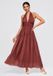 Ombre LARICA Jurk - Viscose - Mouwloos - Geen Sluiting Bruin M