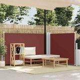 MAISON CHIC Auvent Latéral Rétractable-store Banne Rétractable Marron 100 X 600 Cm 159648