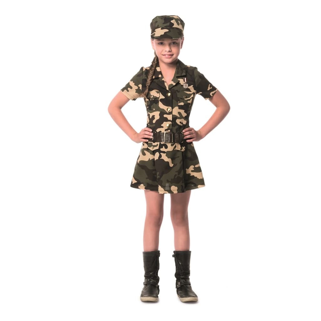 Feestbeest.nl ARMY GIRL JURK KINDEREN