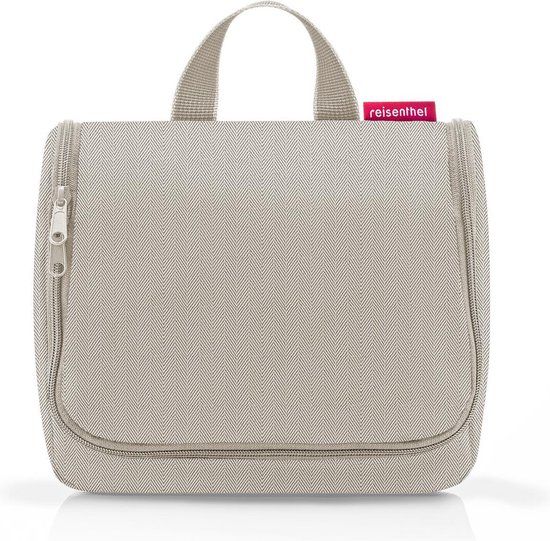 Reisenthel Toiletbag Toilettas - Herringbone Zand - 3L
