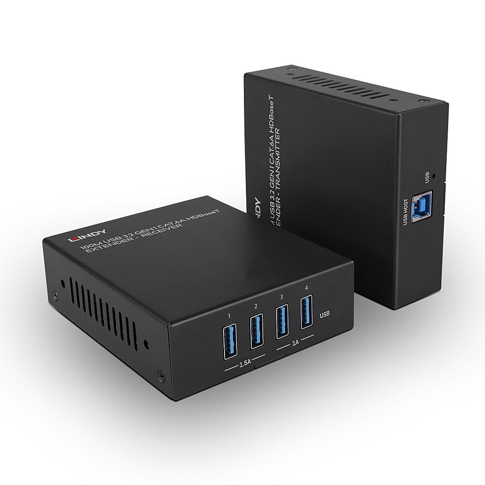 Lindy 43410 KVM-extender Zender en ontvanger