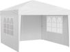 VEVOR Opvouwbare Paviljoen Partytent Tuintent Partytent 2,95x2,95x2,63m Wit