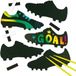 Baker Ross Kraskunst-magneten voetbalschoen (10 stuks per verpakking)