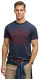 Superdry Retro Outdoor Relaxed T-shirt Heren Blauw XXL