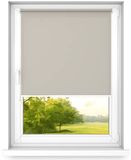 Fart Produkt time4blinds Mini Rollo Basic - Rolgordijn - Niet-invasief - Raamrolgordijn binnen zonder boren - 1000x1400mm Lichte koffie