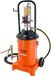 VEVOR Vetpomp 3 gallon (12 liter) luchtbediende vetpomp met 13 ft (ongeveer 4 meter) hoge druk slang en vetspuit, pneumatische vetpomp met wielen, draagbare smeerpomp met een drukverhouding van 50:1