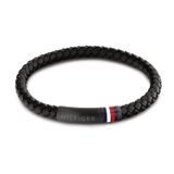 INTERWOVEN Tommy Hilfiger TJ2790403 Heren Armband - Zwart Leer