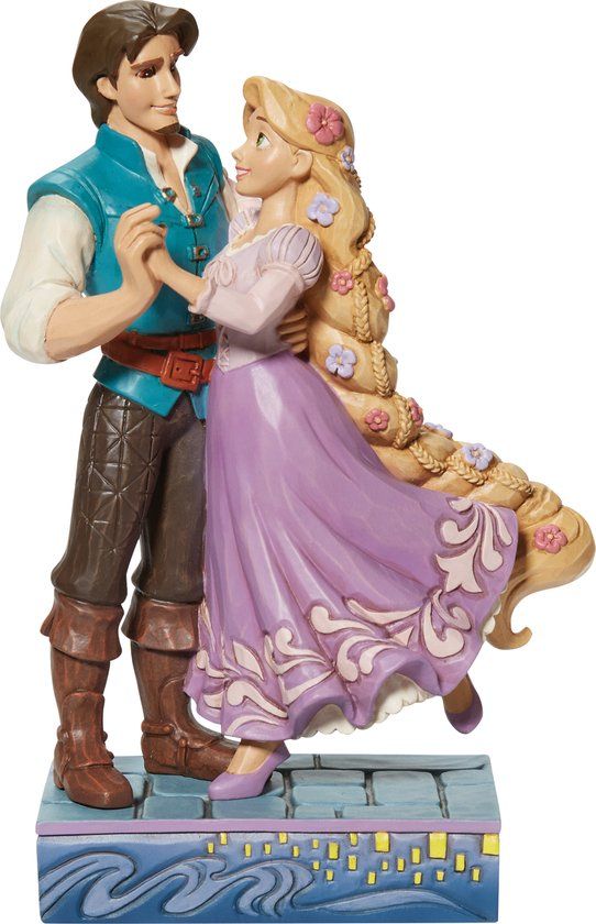Disney Traditions by Jim Shore Disney Traditions Rapunzel & Flynn Rider My New Dream Figurine by Jim Shore