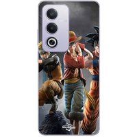 Maniacase Beschermhoes Oppo A80 Sangoku naruto Luffy één stuk Dragon Ball z 3D Anime manga