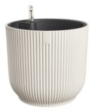 Elho All-in-1 Vibes Rond 25 cm Bloempot - Linnen Wit - 100% Gerecycled Plastic