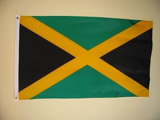 vissertrading Vlag van Jamaica 90 x 150 cm