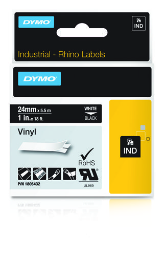 DYMO IND Vinyl Labels - 1805432