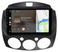 Awesafe Mazda Autoradio voor Mazda 2 (2007-2013) met Carplay, Android Auto, multimediaplayback, Android GPS-navigatie, Wi-Fi, Bluetooth, DAB+ RDS, stuurwielbediening, 9-inch scherm, 2+64GB opslag