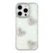 Amour étincelant et perle Coque hybride iPhone 16 Pro - Transparente