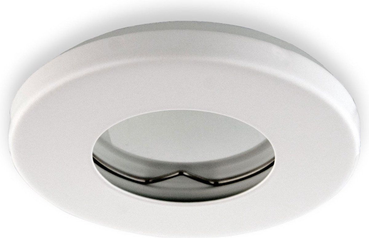 Groenovatie Inbouwspot - Rond - GU10 - IP54 - Ø85mm - Mat Wit