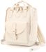 Himawari Sac à dos élégant imperméable Nylon Crème Format A4